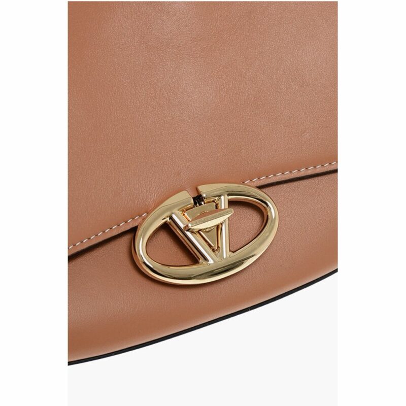 Valentino Brown Calfskin Shoulder Bag - Image 4