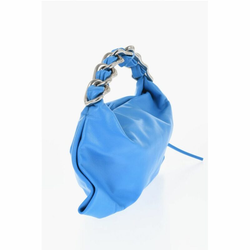 Burberry Blue Calfskin Shoulder Bag - Image 3