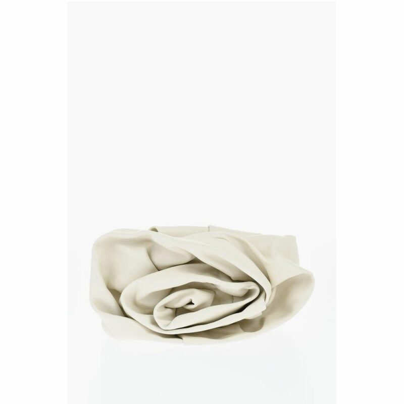 Burberry White Lambskin Clutch Bag