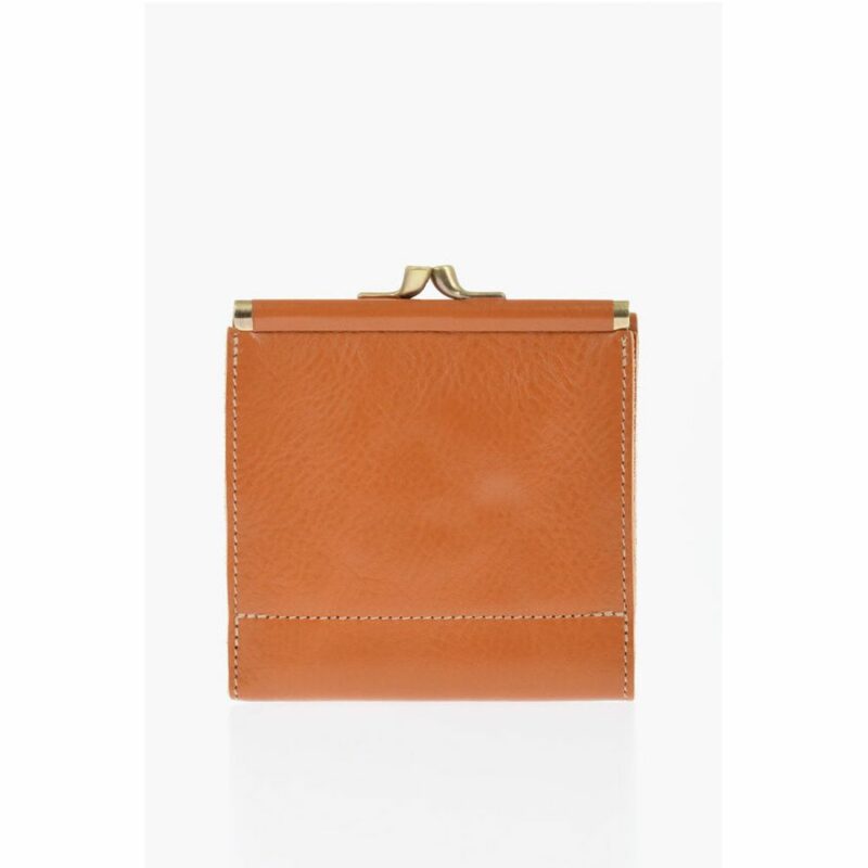 Il Bisonte Orange Leather Wallet - Image 2