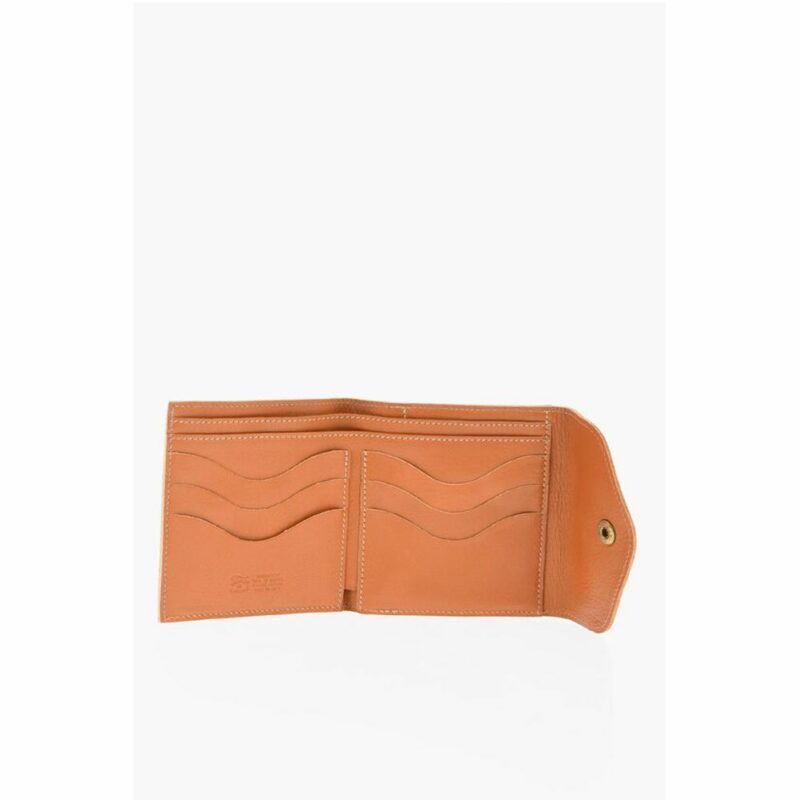 Il Bisonte Orange Leather Wallet - Image 4