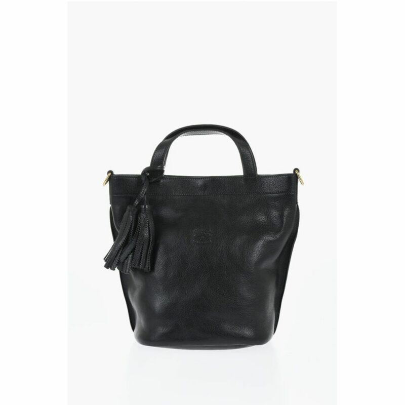 Il Bisonte Black Leather Shoulder Bag