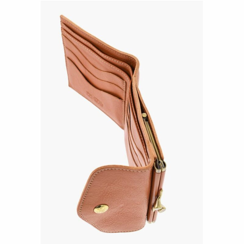 Il Bisonte Orange Leather Wallet - Image 5