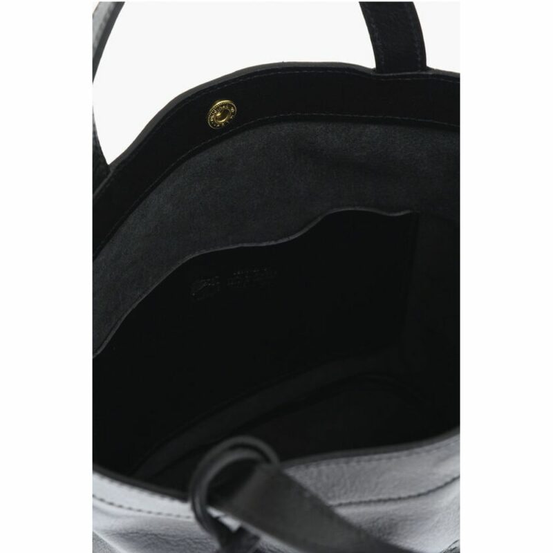 Il Bisonte Black Leather Shoulder Bag - Image 4