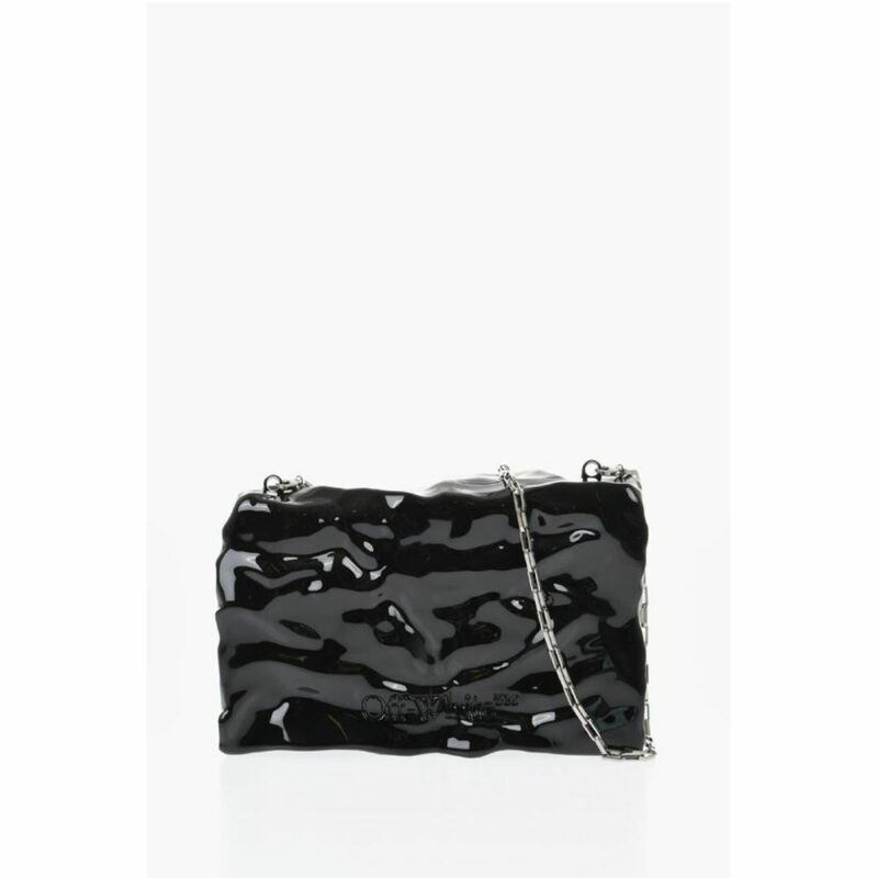 Off-White Black Plastic Tote Bag