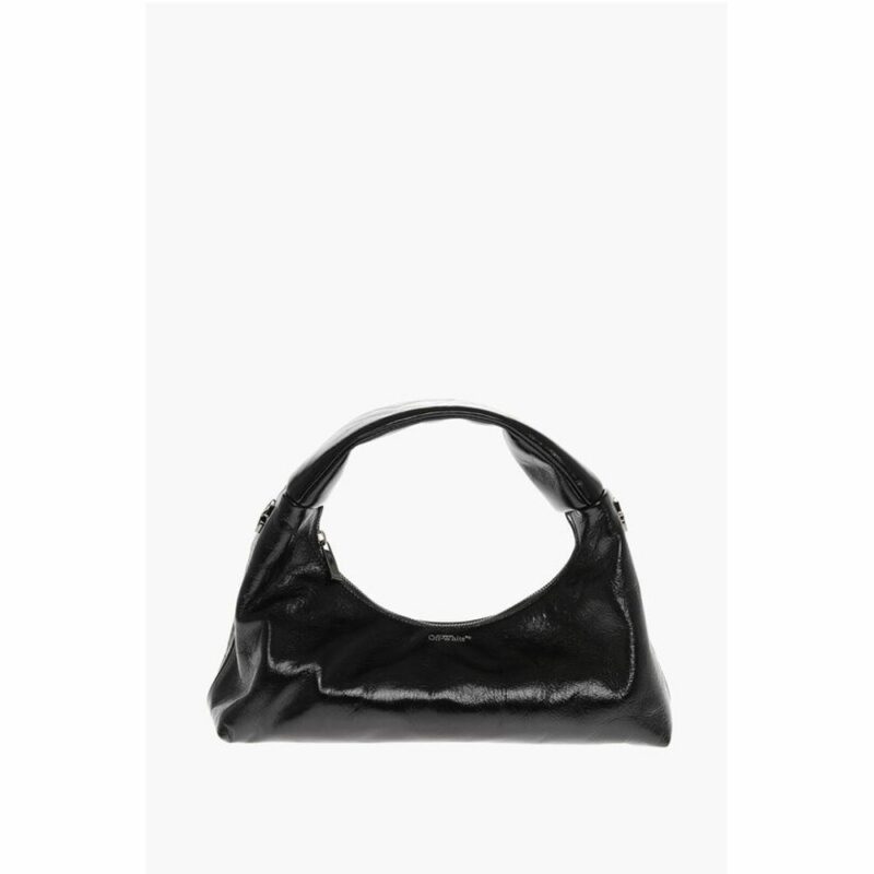 Off-White Black Calfskin Shoulder Bag