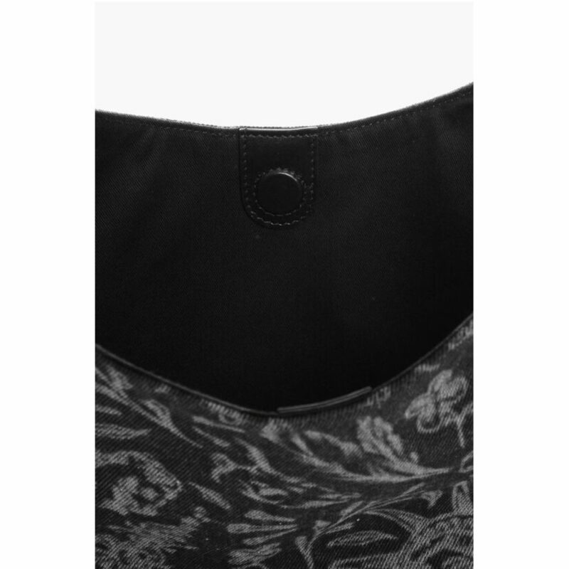 Off-White Black And White Cotton Shoulder Bag - Image 5