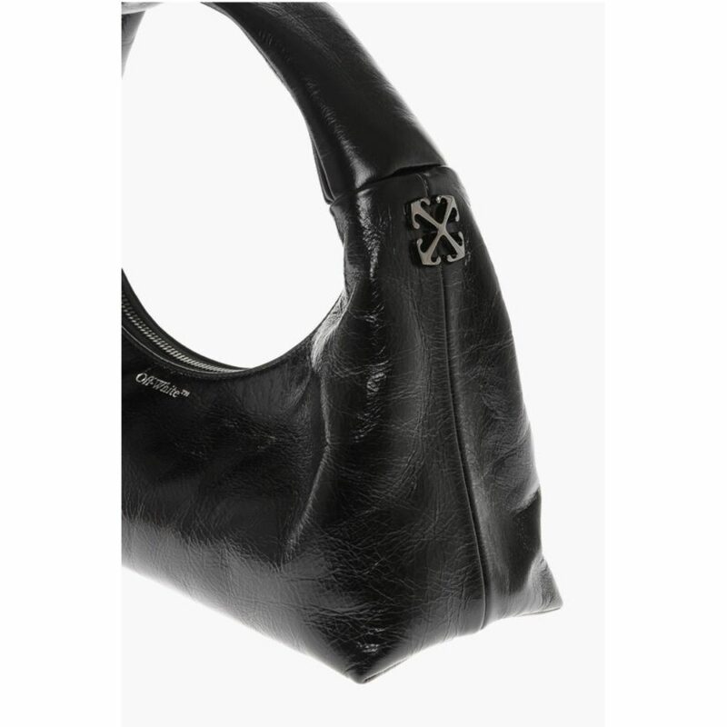 Off-White Black Calfskin Shoulder Bag - Image 3