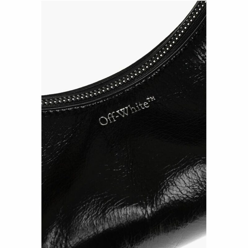 Off-White Black Calfskin Shoulder Bag - Image 4