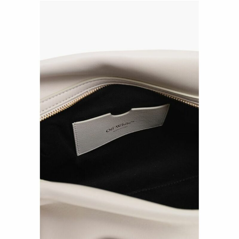 Off-White White Lambskin Tote Bag - Image 4