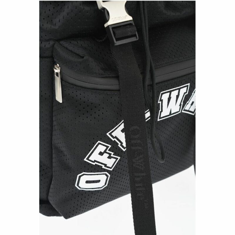 Off-White Black Nylon Backpack - Image 4