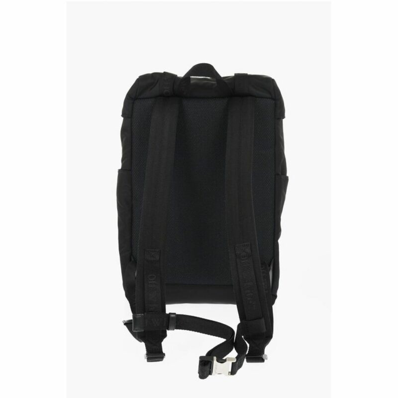 Off-White Black Nylon Backpack - Image 3