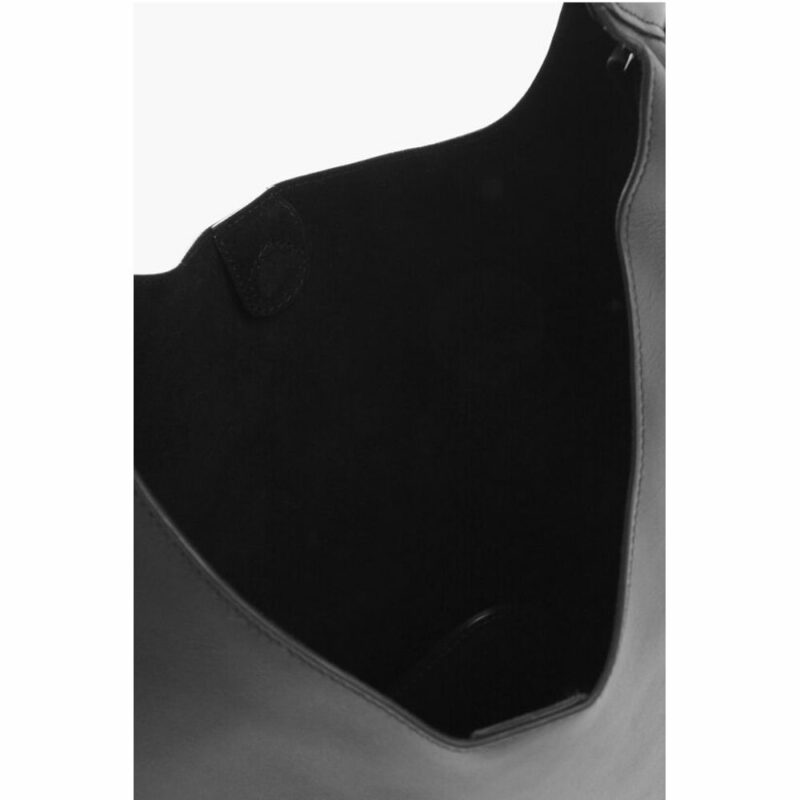 Off-White Black Cowhide Shoulder Bag - Image 4