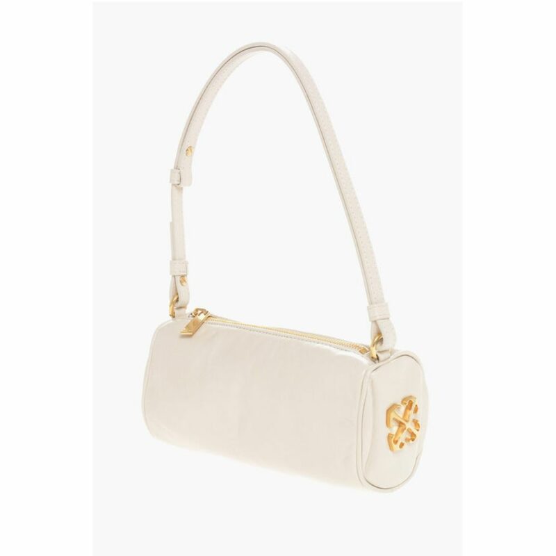 Off-White Beige Calfskin Shoulder Bag - Image 3