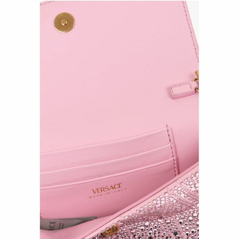 Versace Multicolor Silk Shoulder Bag - Image 5