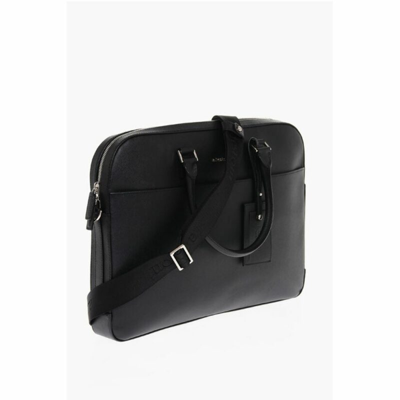 Testoni Black Cowhide Shoulder Bag - Image 3