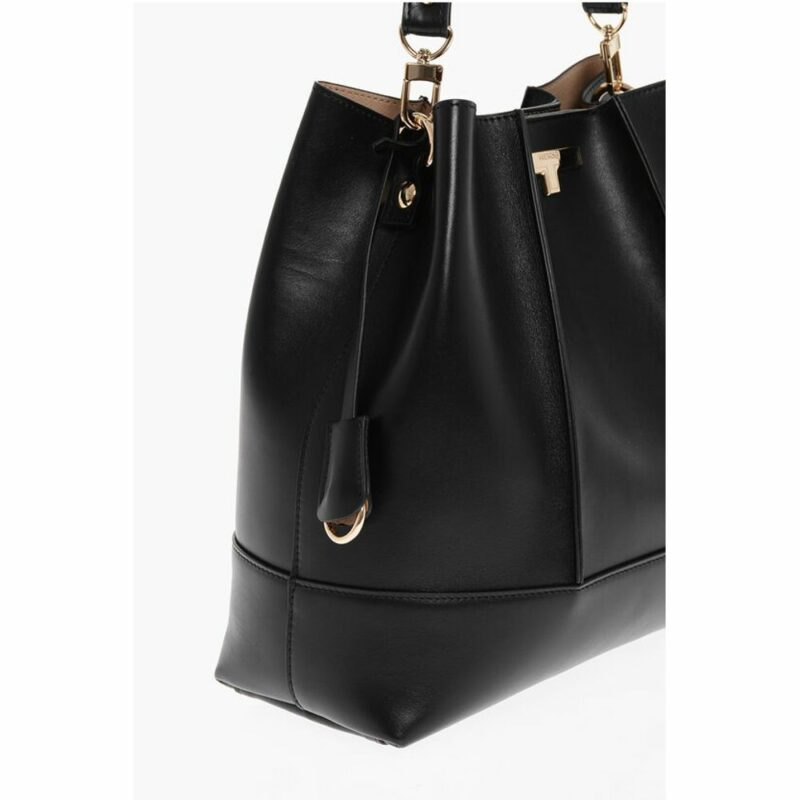 Testoni Black Cowhide Shoulder Bag - Image 3