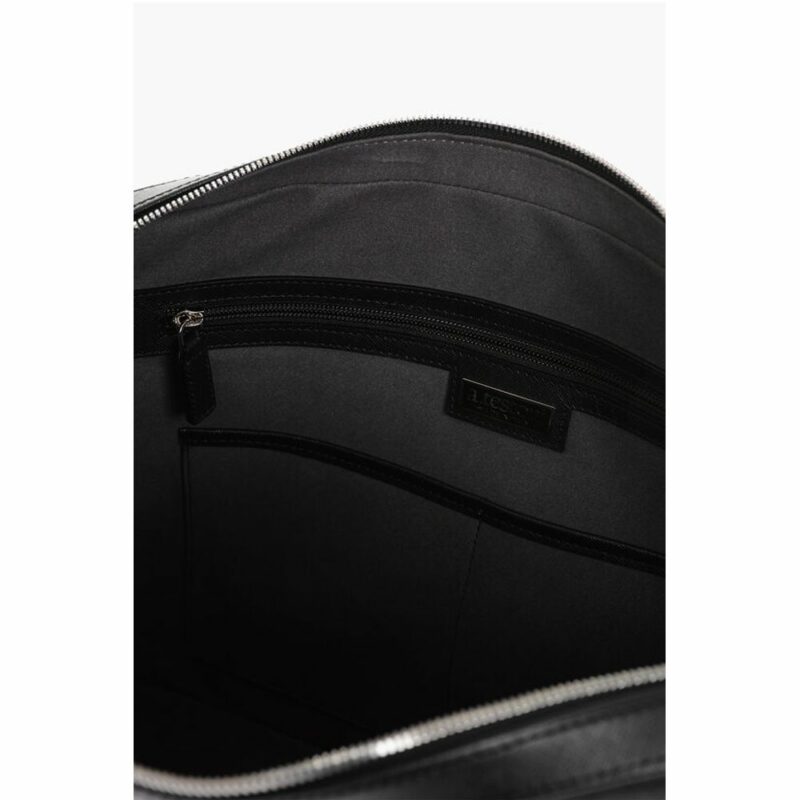 Testoni Black Cowhide Shoulder Bag - Image 5