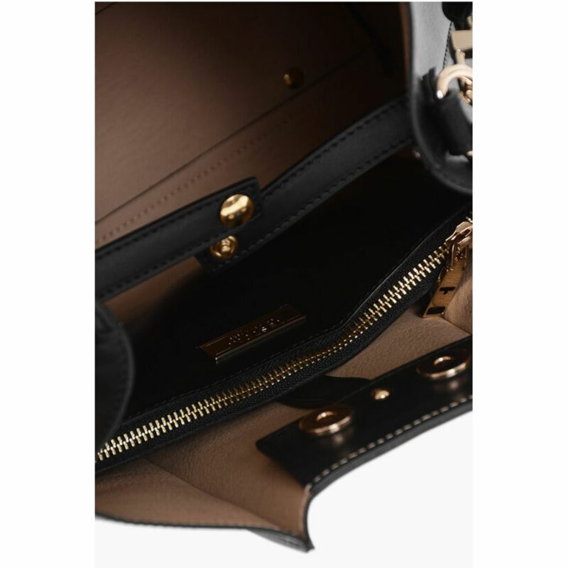 Testoni Black Cowhide Shoulder Bag - Image 5