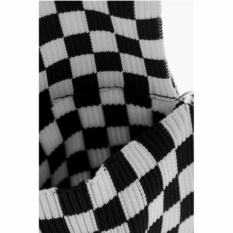 Last Frame Black And White Polyester Shoulder Bag - Image 4