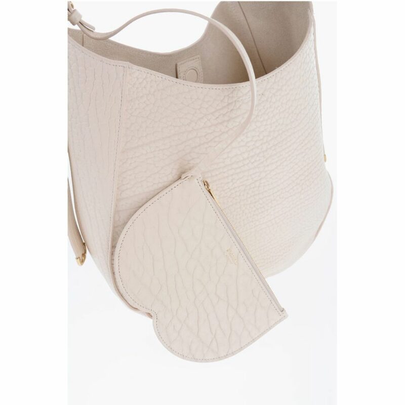Burberry White Leather Shoulder Bag - Image 4