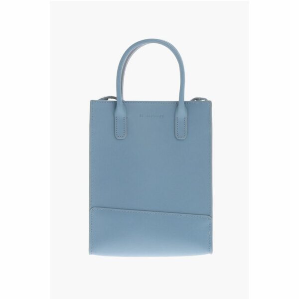 Il Bisonte Light Blue Leather Shoulder Bag