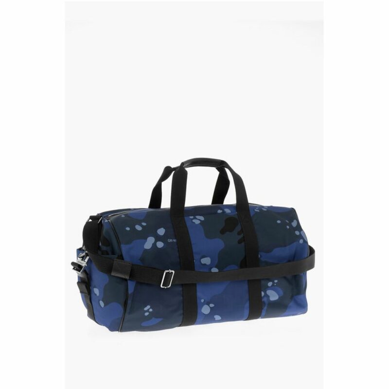 Off-White Blue Nylon Luggage And Travel - Image 2