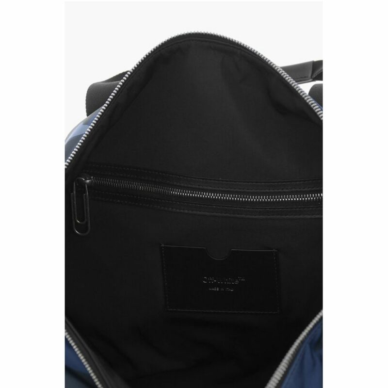 Off-White Blue Nylon Luggage And Travel - Image 5