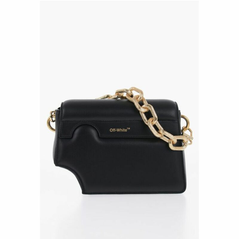 Off-White Black Cowhide Shoulder Bag - Image 2