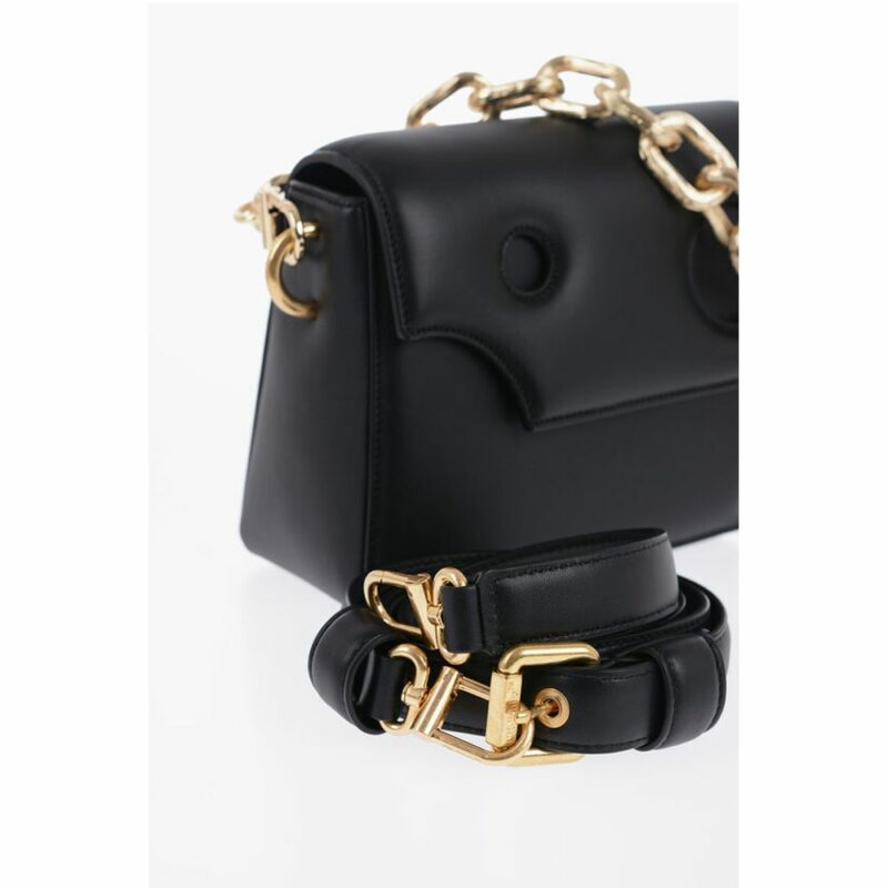 Off-White Black Cowhide Shoulder Bag - Image 4