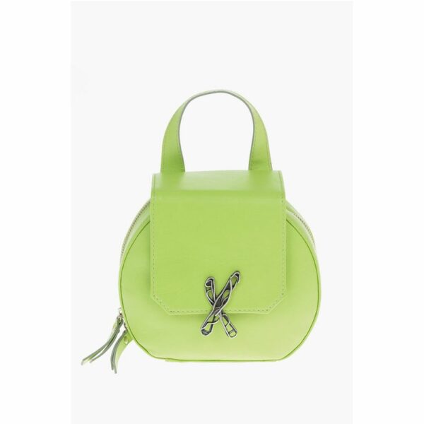 Ixos Green Calfskin Shoulder Bag